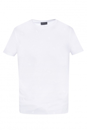 T-shirt z wyszytym logo, zdjęcie 1 T-shirt z wyszytym logo od Emporio Armani